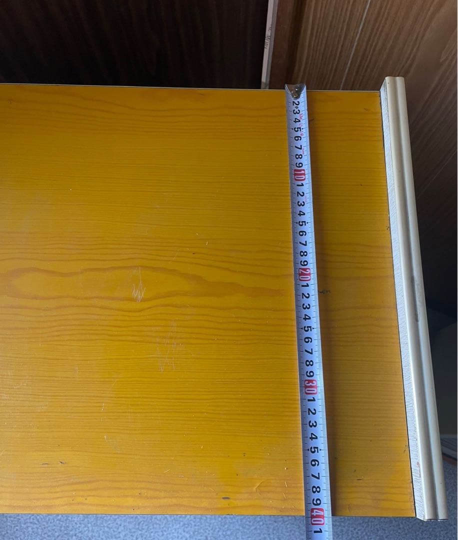 レトロポップ チェスト 5段 引き出し オレンジ 収納 タンス イエロー 昭和