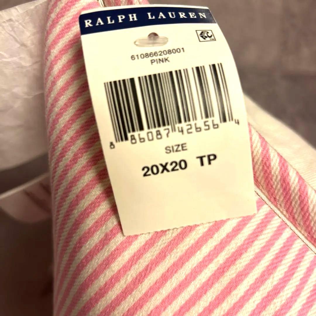 Ralph Lauren ポロベア刺繍クッション 20x20インチ