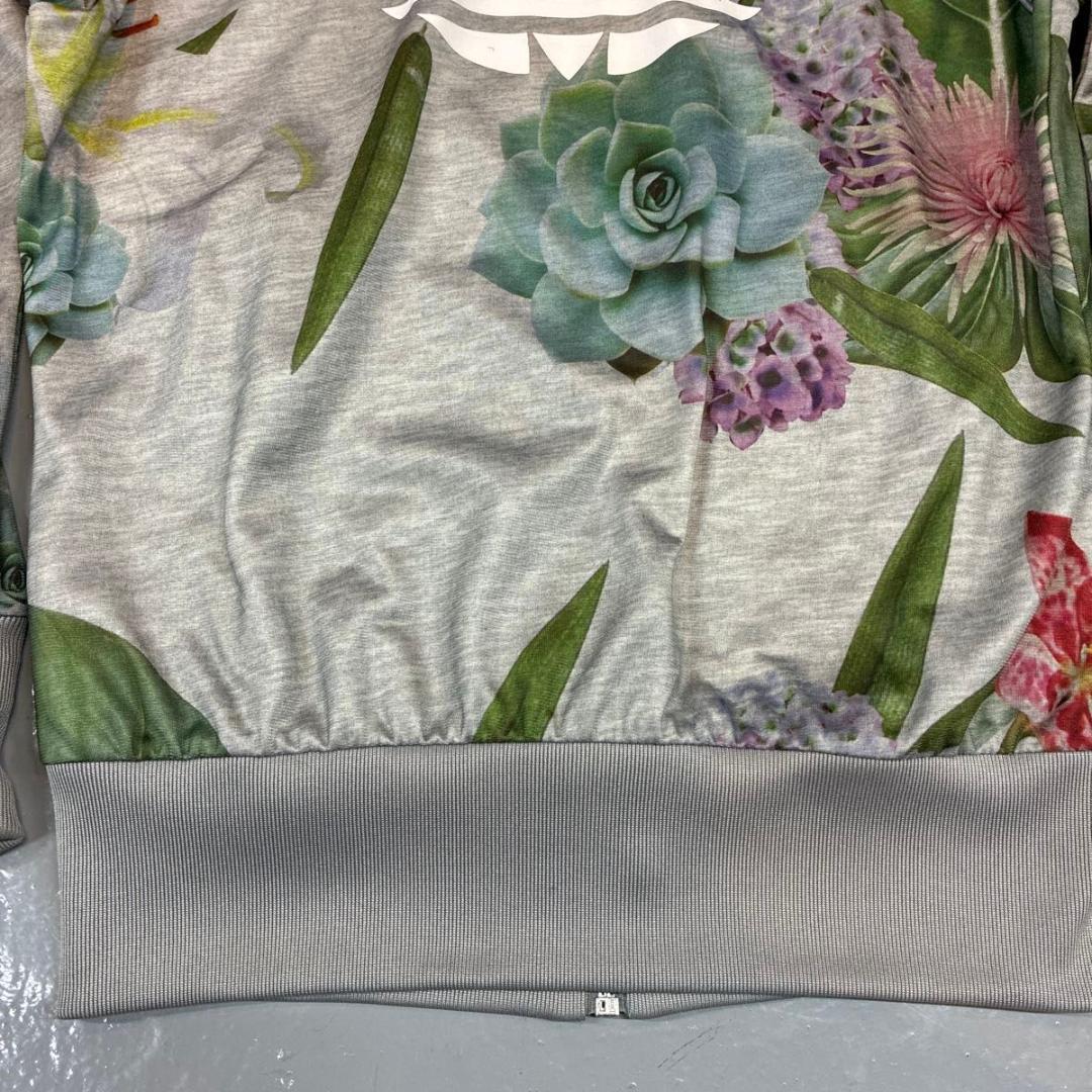 85サイズ　約Mサイズ　adidas アディダス　花柄 トラックジャケット