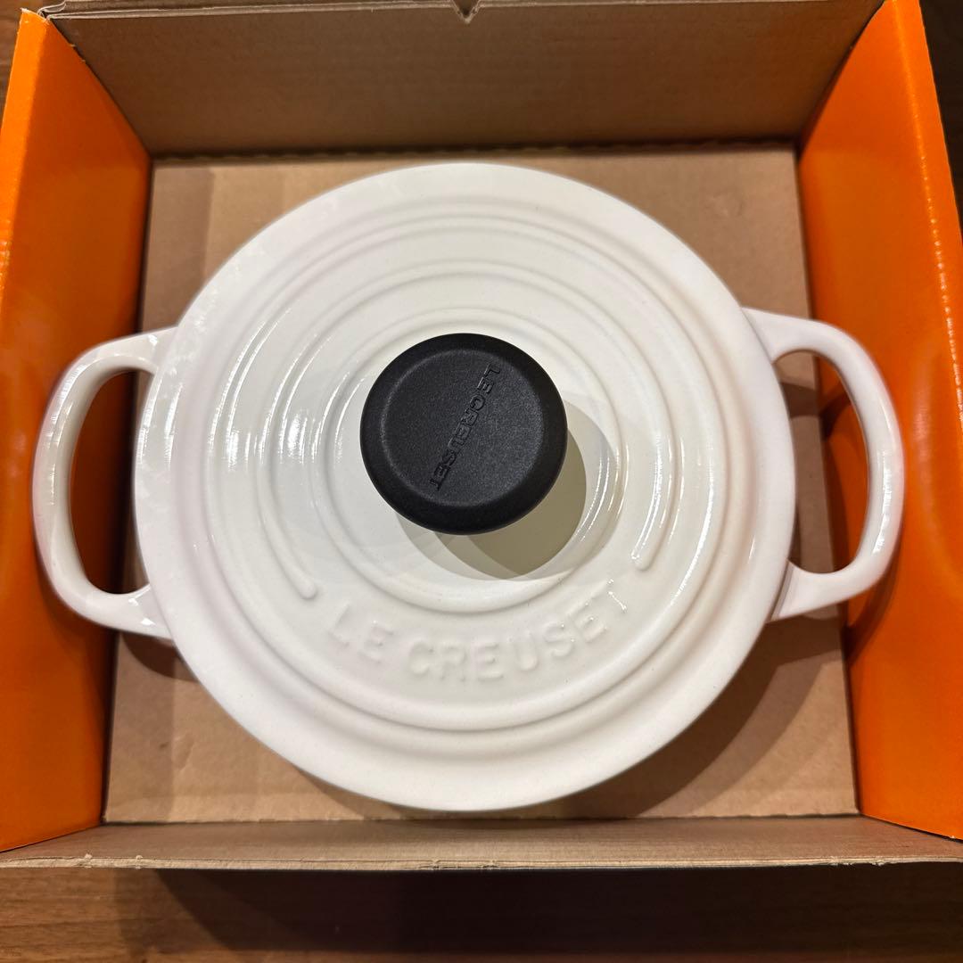 ル・クルーゼ　鍋　ホワイト18cm