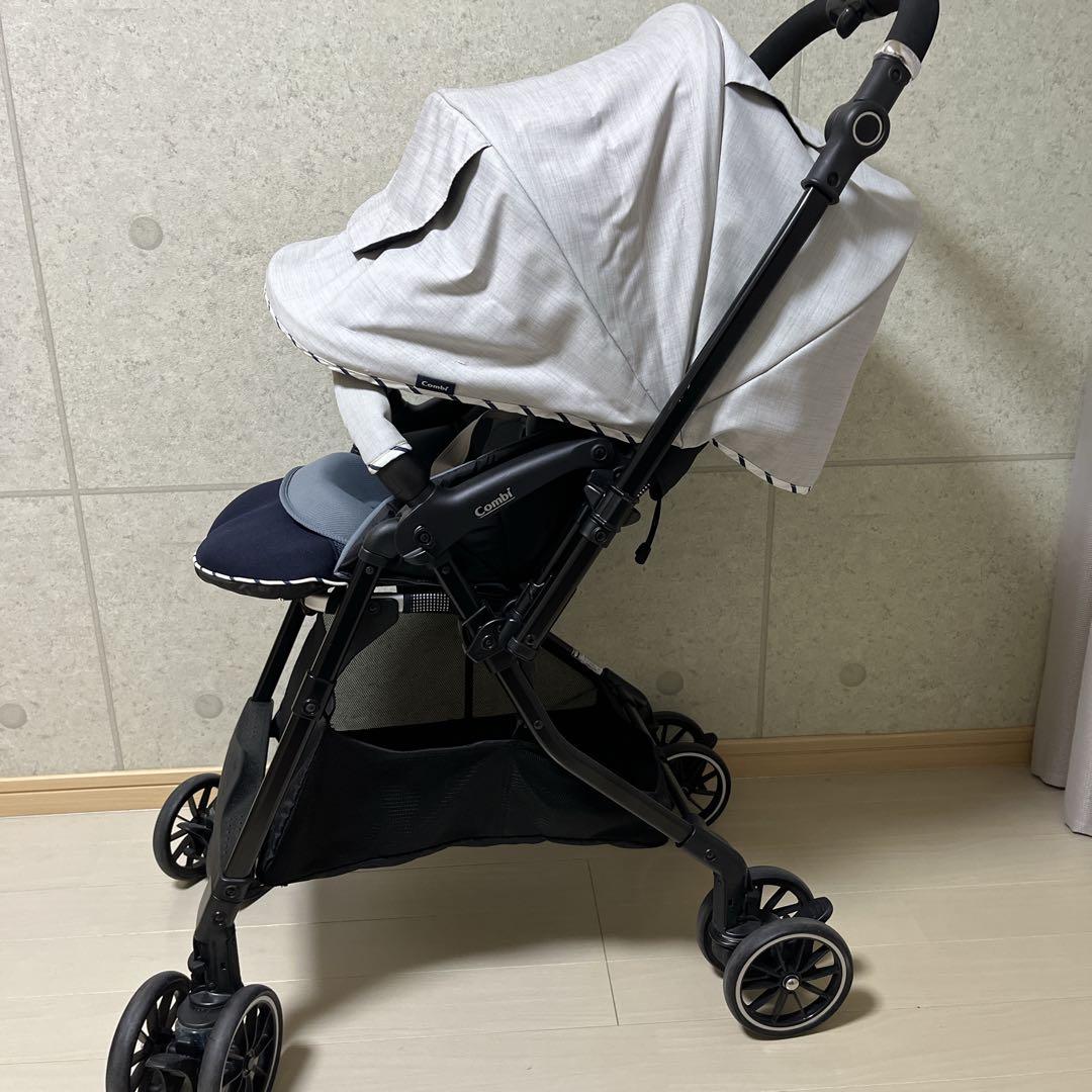 極美品　コンビ スゴカル　4キャス コンパクト　エッグショック HS ベビーカー