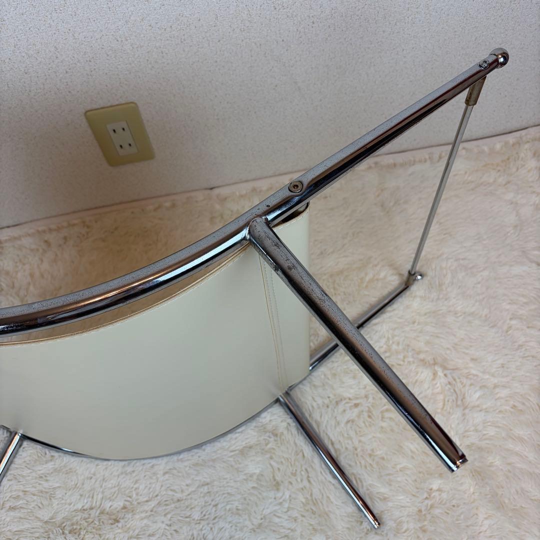 送料無料 ミッドセンチュリー スペースエイジ ガラステーブル 昭和レトロ