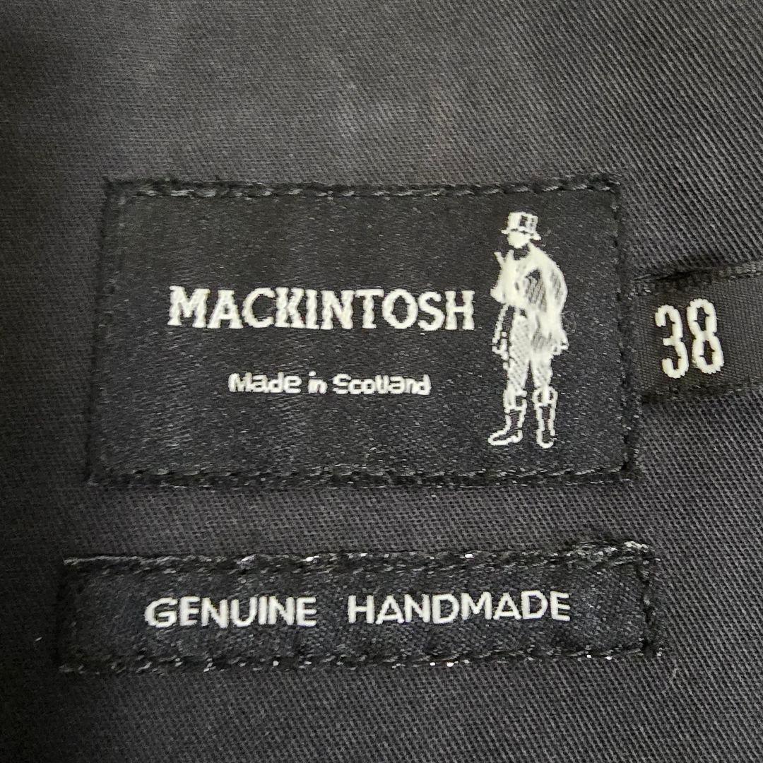 マッキントッシュ ステンカラーコート ダンケルド ゴム引き スコットランド製 M