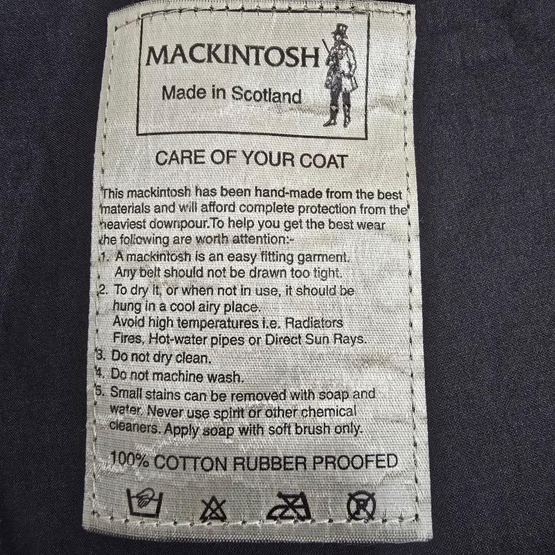 マッキントッシュ ステンカラーコート ダンケルド ゴム引き スコットランド製 M