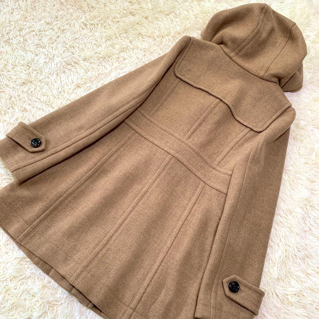 美品✨人気 バーバリーブルーレーベル ダッフルコート ノバチェック 38 ロゴ