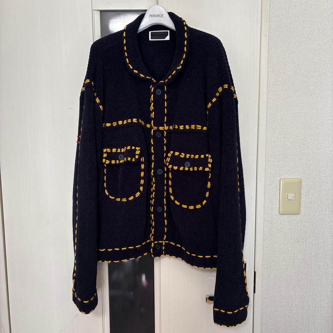 PHINGERIN ネイビー カーディガン