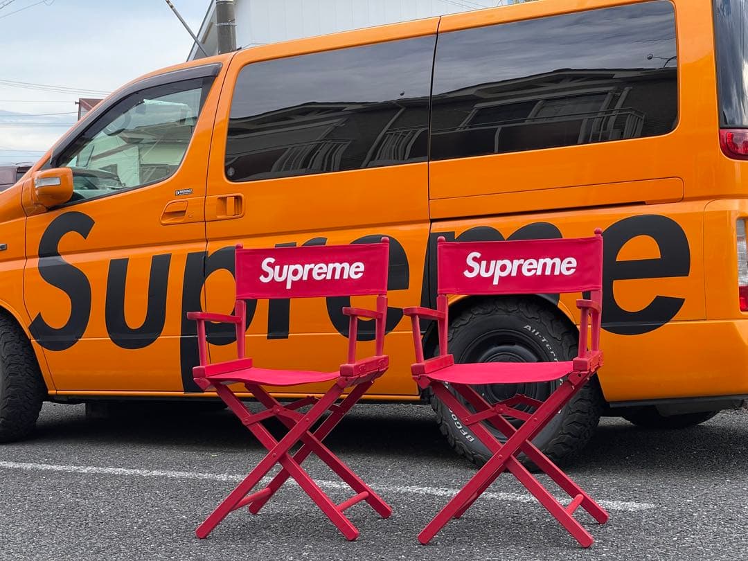 Supreme ディレクターズチェア 2脚セット