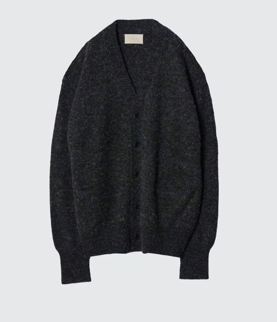 トップス YOKE PEARL GLITTER BLEND WOOL CARDIGAN