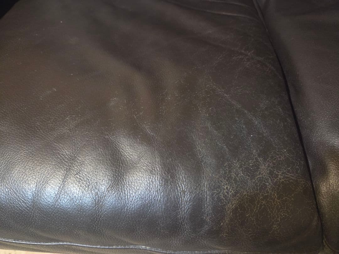 IDC大塚家具 ブラウン レザー ソファ　本皮　横須賀市から