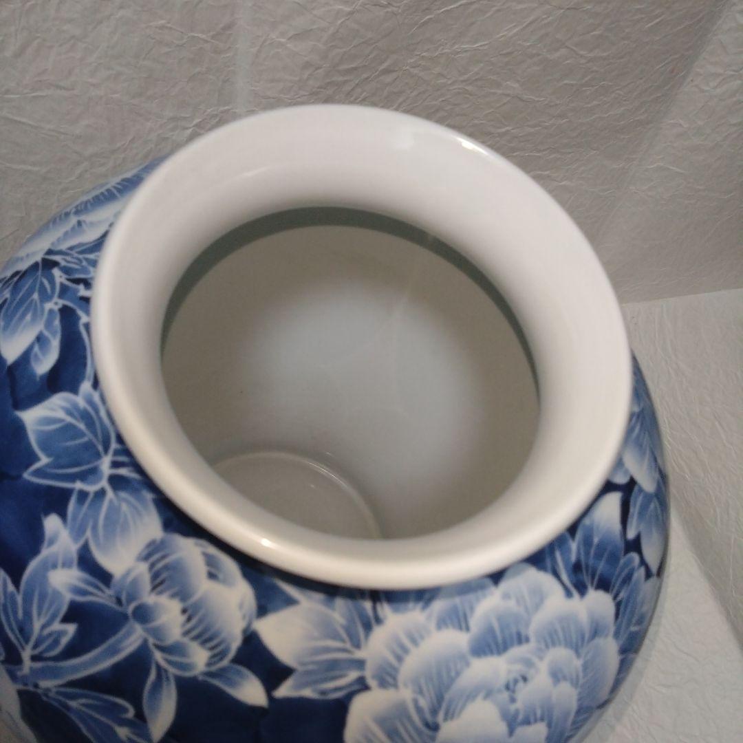 有田焼　肥前峯右衛門 作　花瓶　陶器