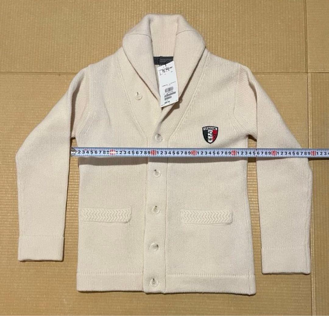 新品 HYDROGEN O カーディガン ホワイト S