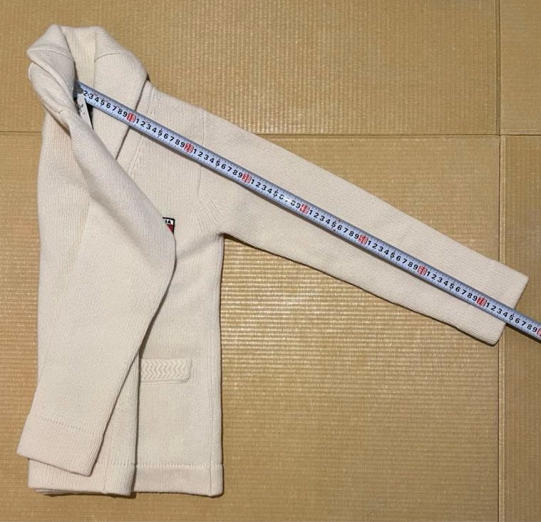 新品 HYDROGEN O カーディガン ホワイト S