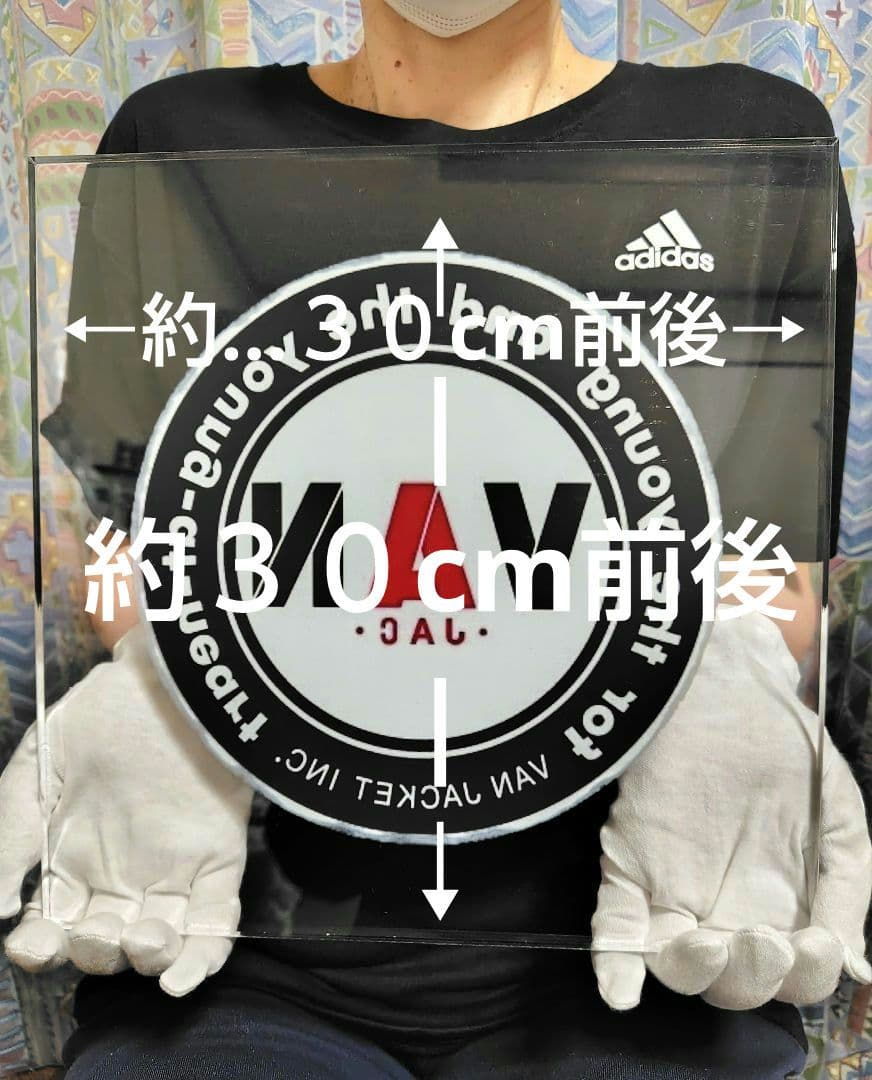 VAN JAC超大型アクリルプレート板(縦約３０cm前後✕横約３０cm前後）