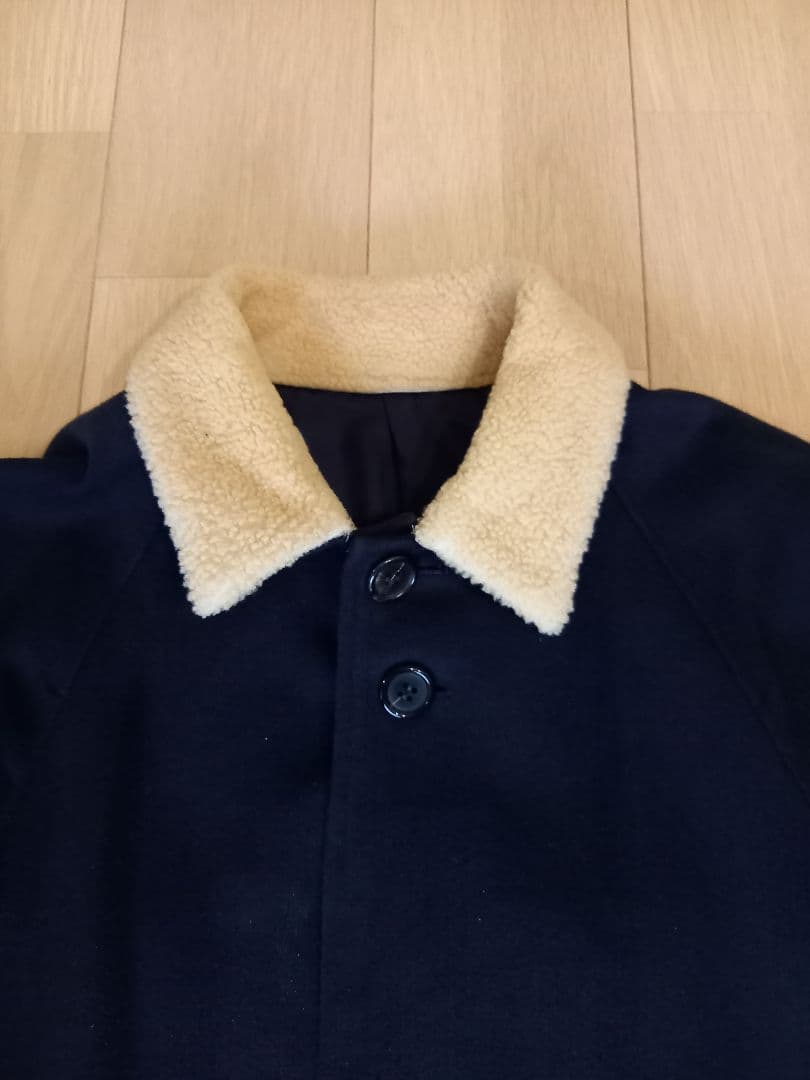 アンダーカバーイズム　ボア袖ZIPコート