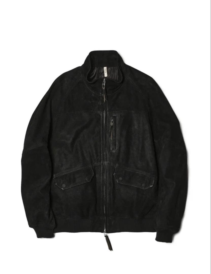 CCU HIGH NECK BLOUSON - COW NUBUCK サイズ2