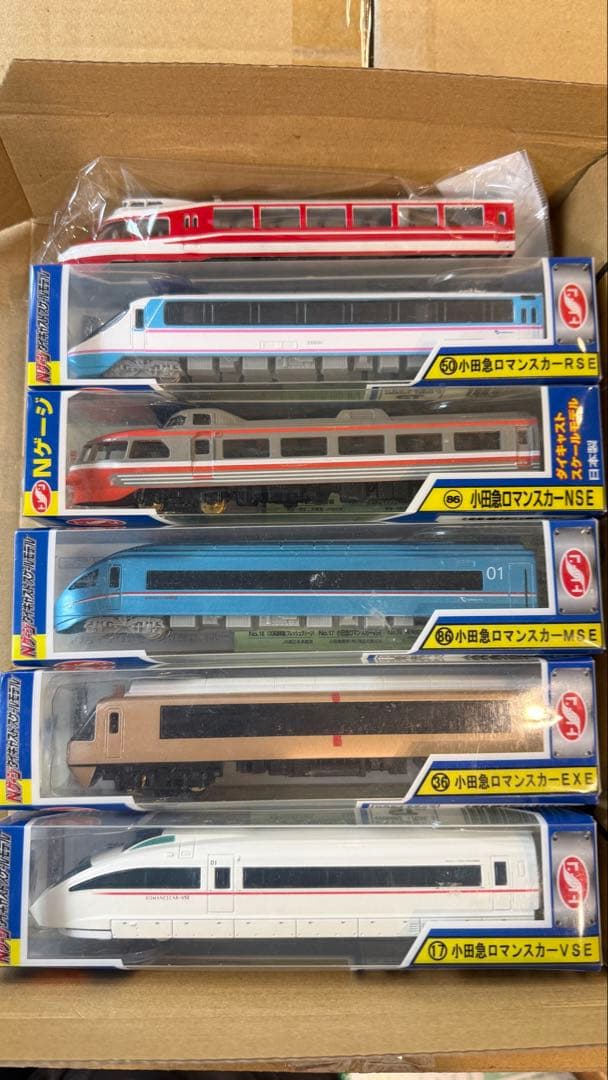 トレーン　小田急ロマンスカー　6種類セット