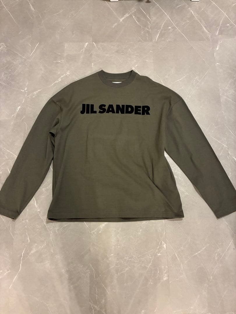 JIL SANDER 長袖カットソー XS オリーブグリーン