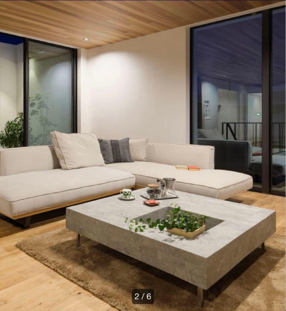 HUKLA ダイニングテーブル100 大理石 ストーン デスク コーヒー