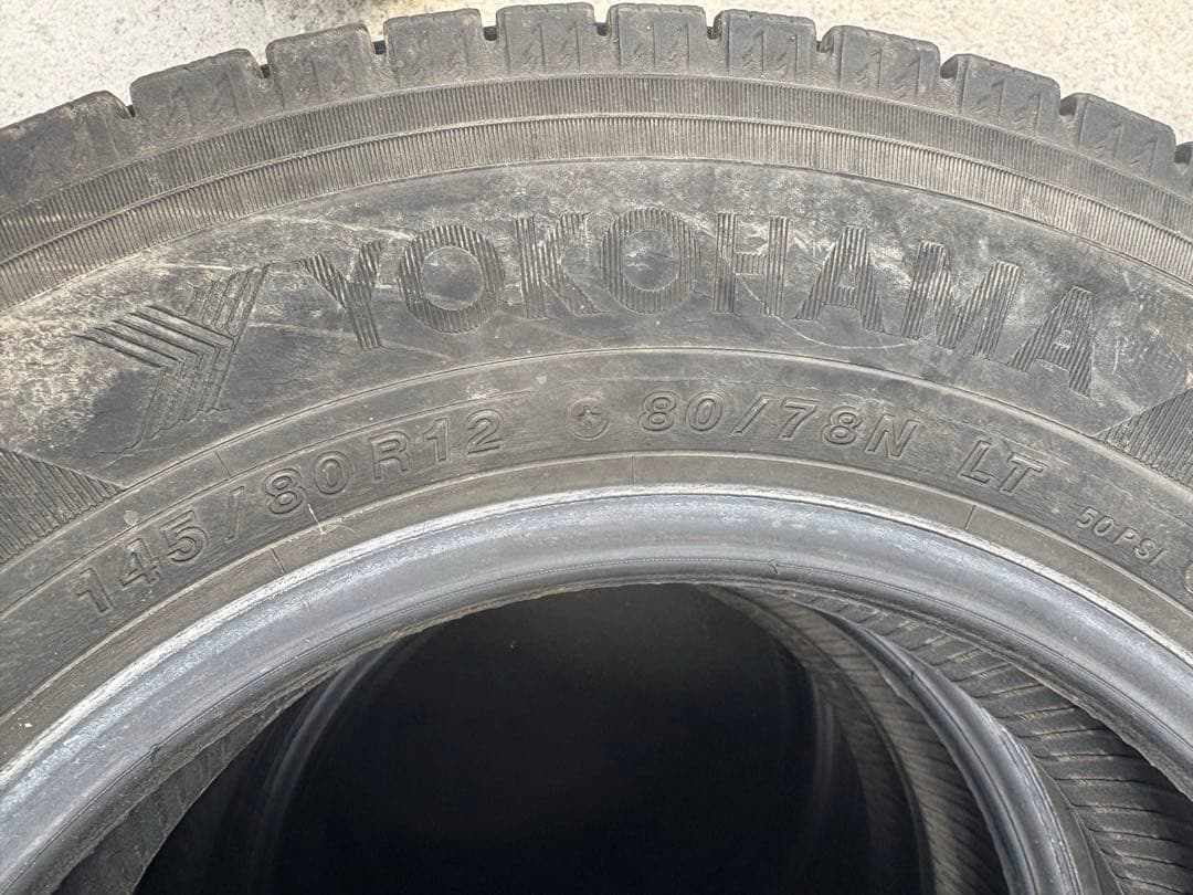 送料無料　145/80R12（145R12 6P） スタッドレス　ヨコハマ　4本