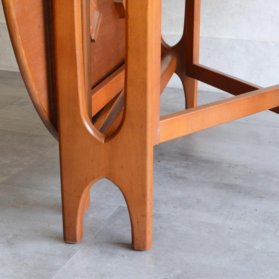 Jentique ヴィンテージ ゲートレッグ ダイニングテーブル オーバル