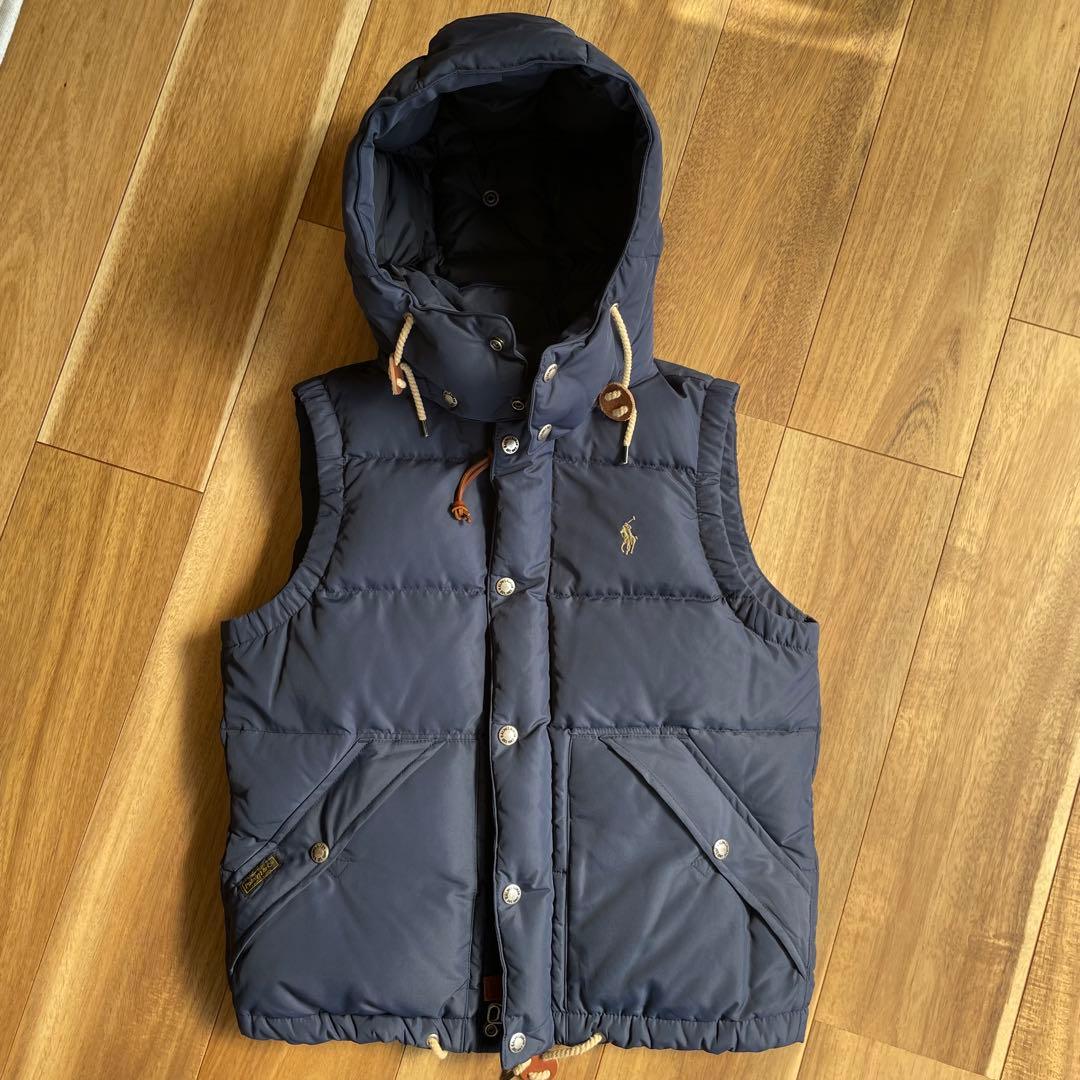 《美品》Polo Ralph Lauren ダウンベスト ネイビー