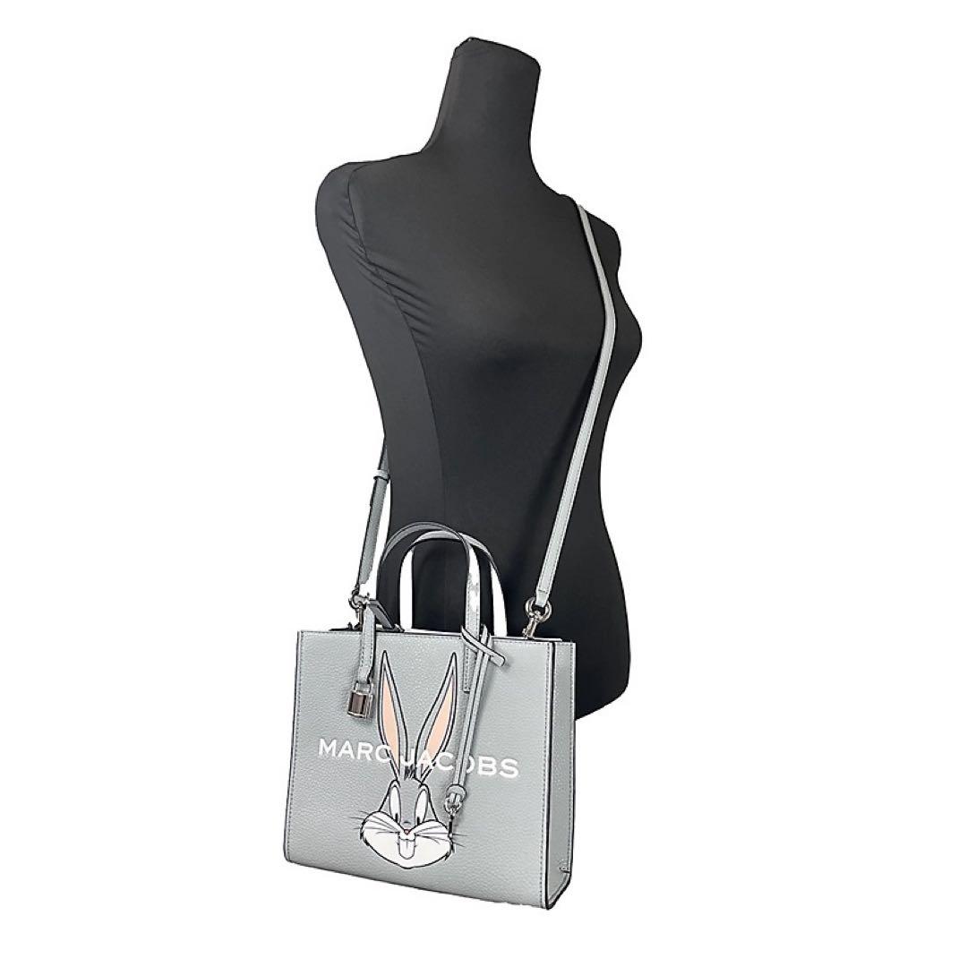 新品★マークジェイコブス X バッグスバニー 2wayスモールトート グレー