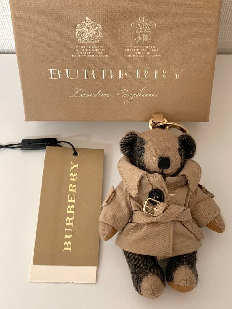 BURBERRY テディベア トーマス キーホルダー キーチャーム キーリング