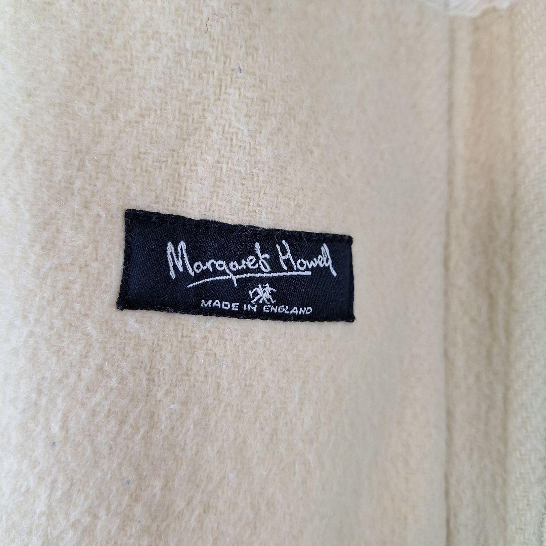 英国製✨マーガレットハウエル　ダッフルコート　クリームベージュ　マキシ丈　M～L