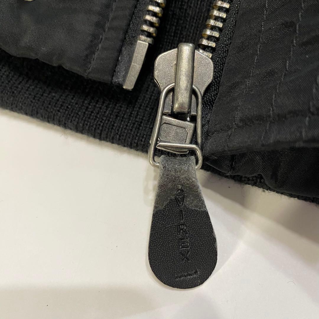 AVIREX アヴィレックス N2B N-2B フライトジャケット 黒 L 短丈