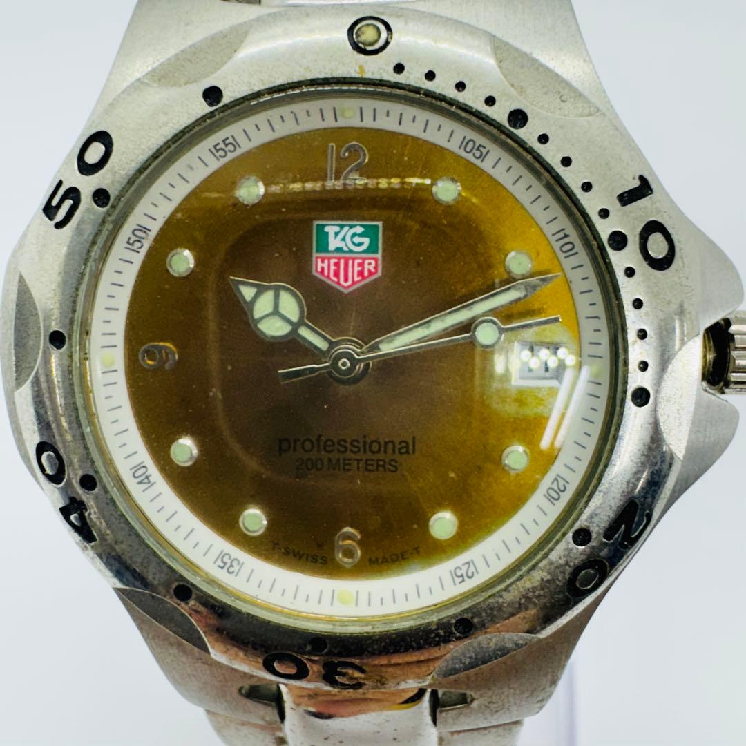 ✨TAGHEUER✨タグ・ホイヤー✨964-013✨オレンジ文字盤✨腕時計✨