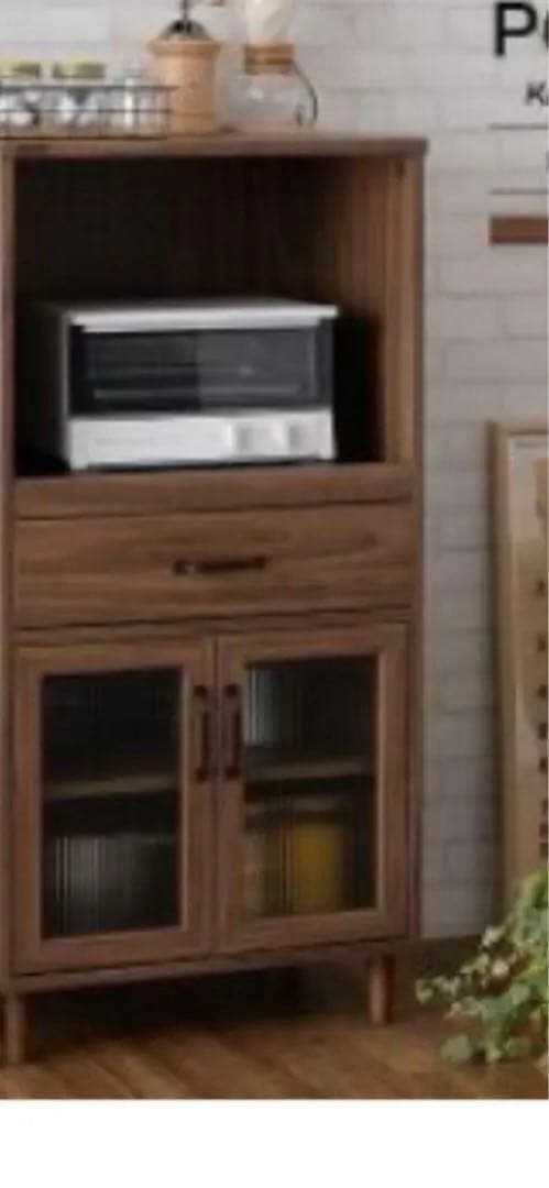 木製　食器棚レンジ台