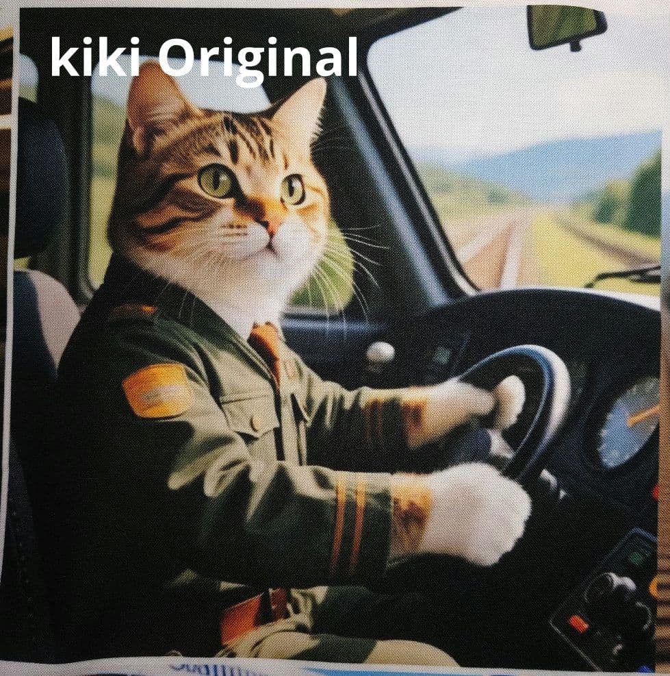 ❀ハンドメイド オーダー用 パネル カッコいい働く猫さん