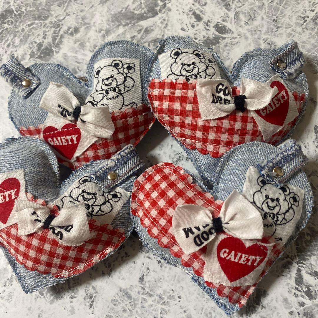 いちごパフェ☆デニムリメイクチャーム