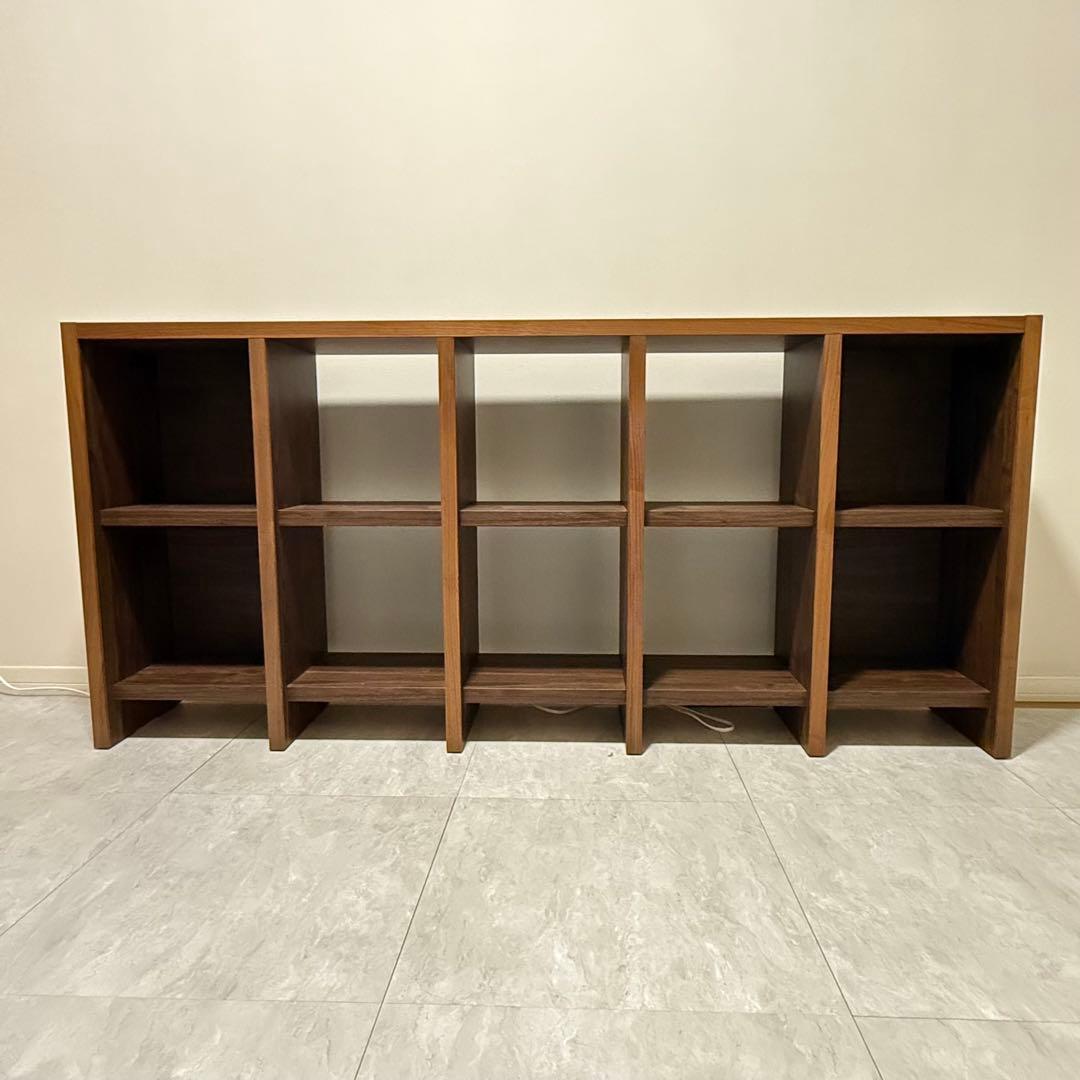 大川家具　関家具　棚　ルドルフ　シェルフ　ウォールナット　完成品　美品　日本製