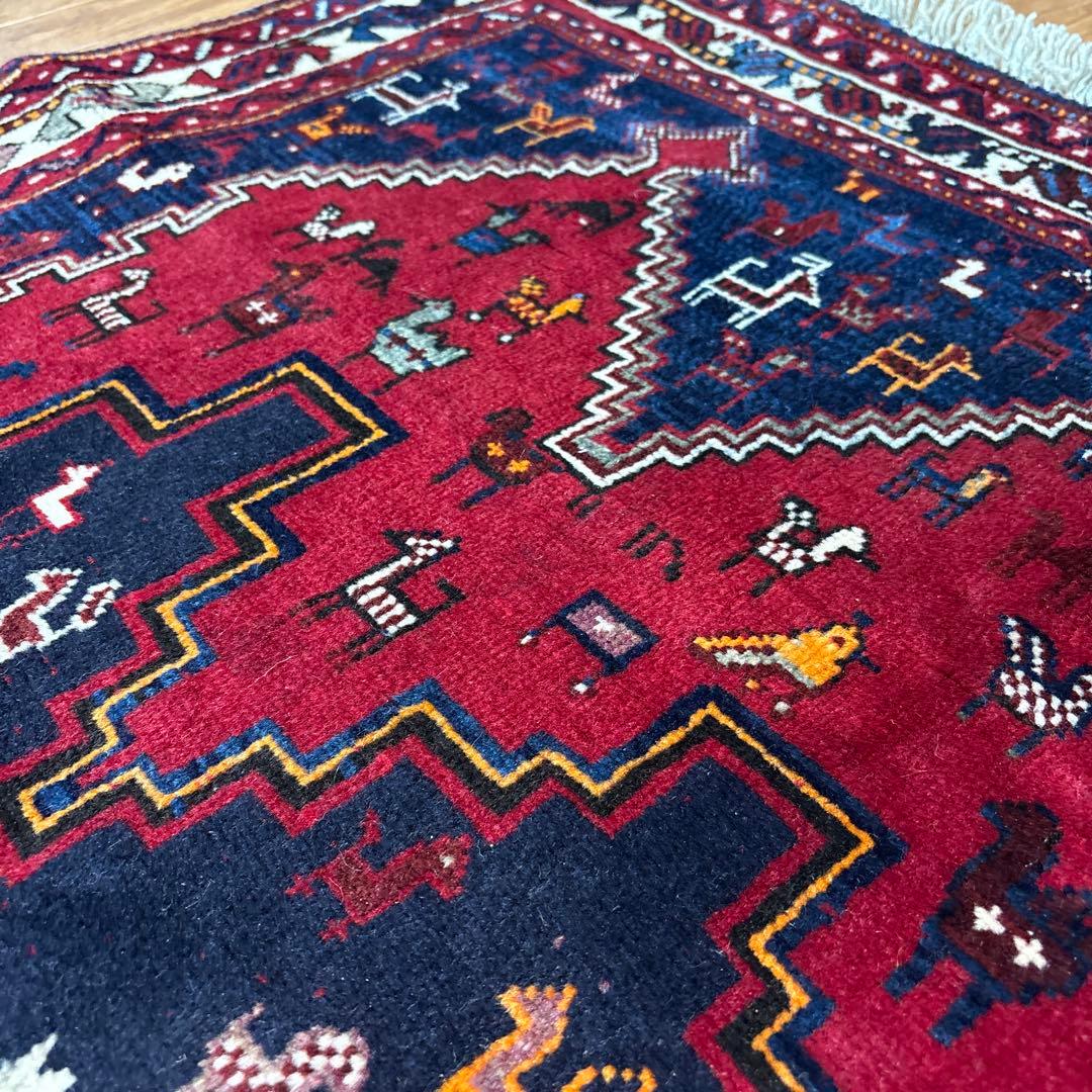 手織りペルシャ絨毯　美品　284×105 ラグカーペット シャハレババク