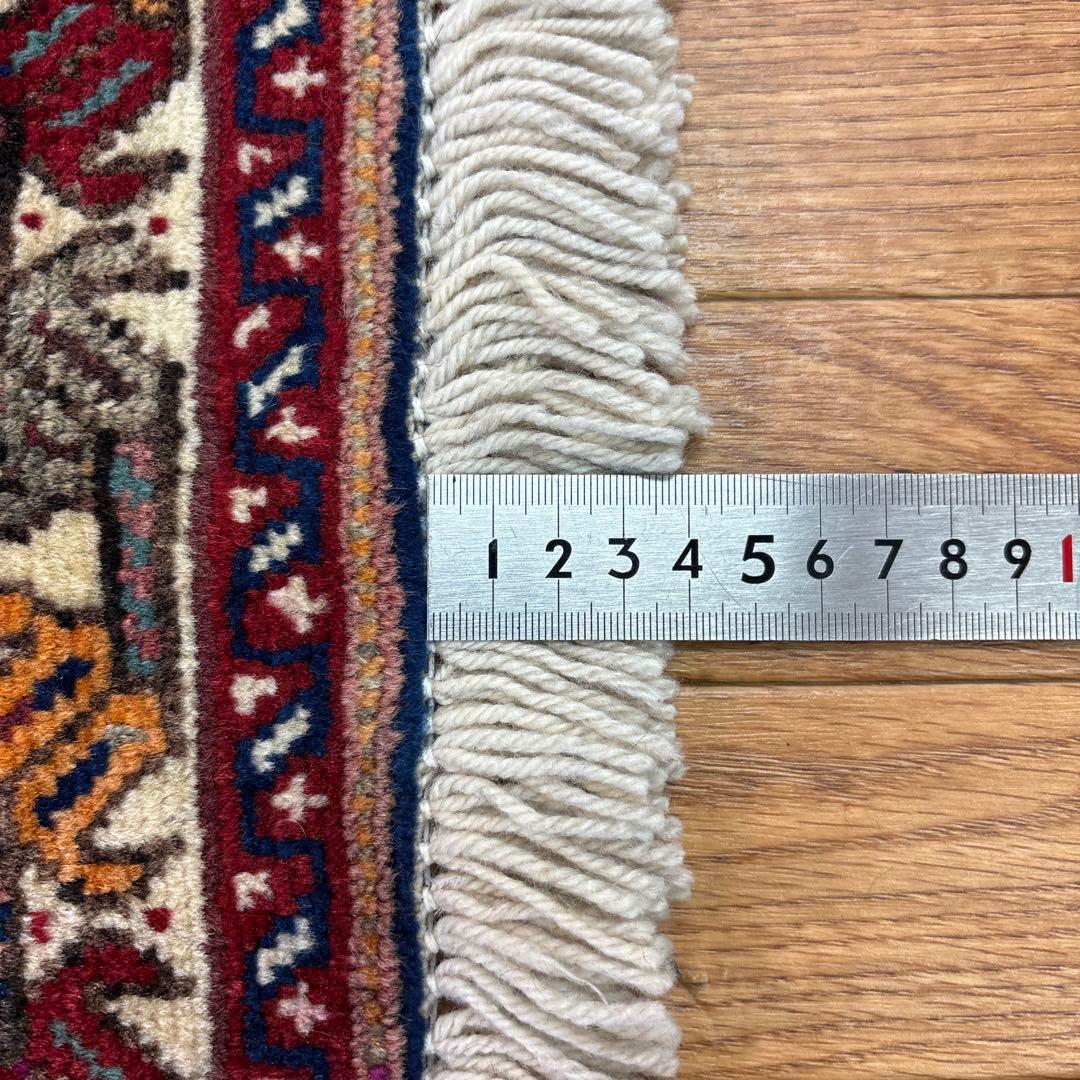 手織りペルシャ絨毯　美品　284×105 ラグカーペット シャハレババク