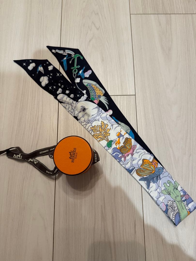 エルメスツイリー黒私の雲SUR MON NUAGEうさぎ