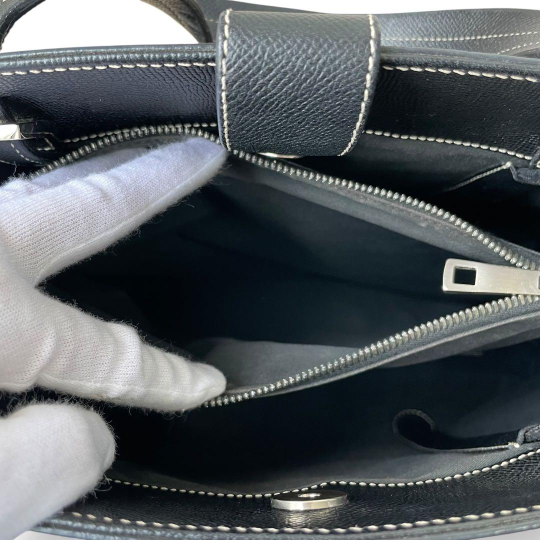 バッグ BALLY Black Leather Tote Bag Business A4