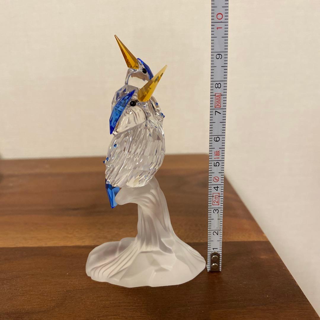 スワロフスキー置物　鳥　カワセミ