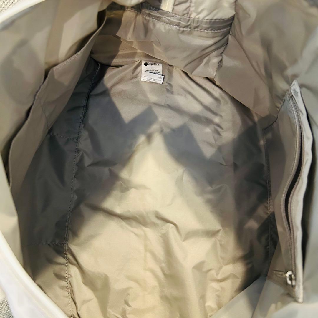 美品レスポートサックDELUXELGWEEKENDERスペクテイタークールグレイ