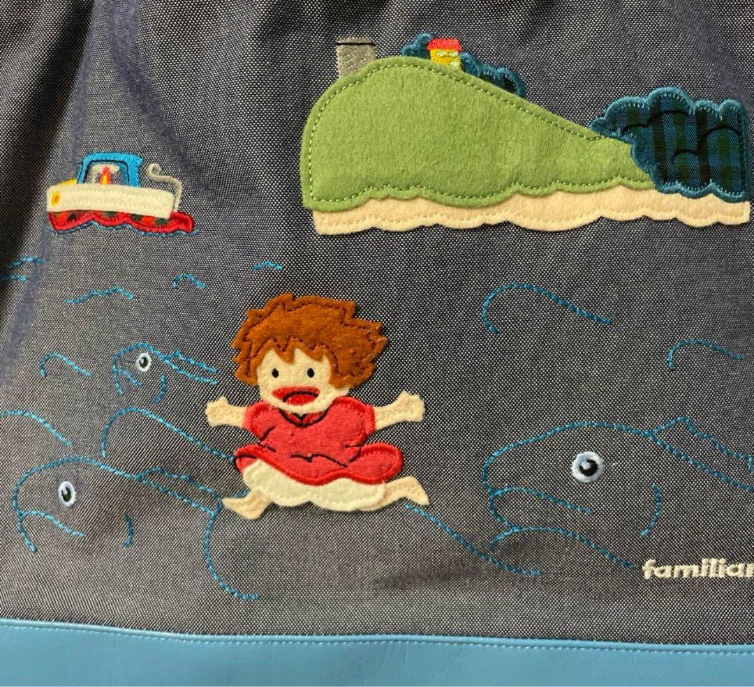 【familiar/ファミリア】崖の上のポニョ デニムバッグ