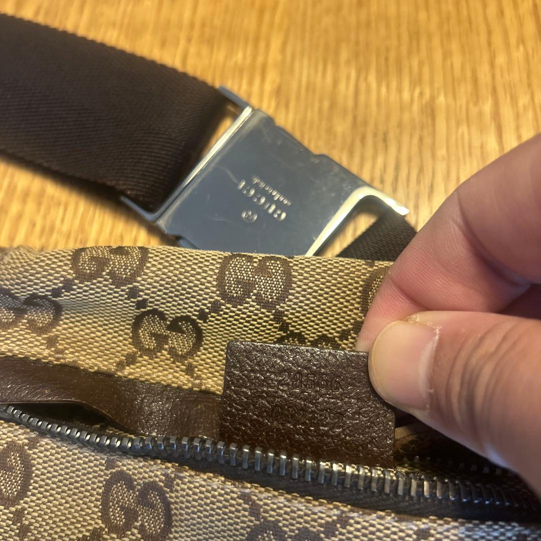 フ*)様 GUCCI GGパターン ボディバッグ