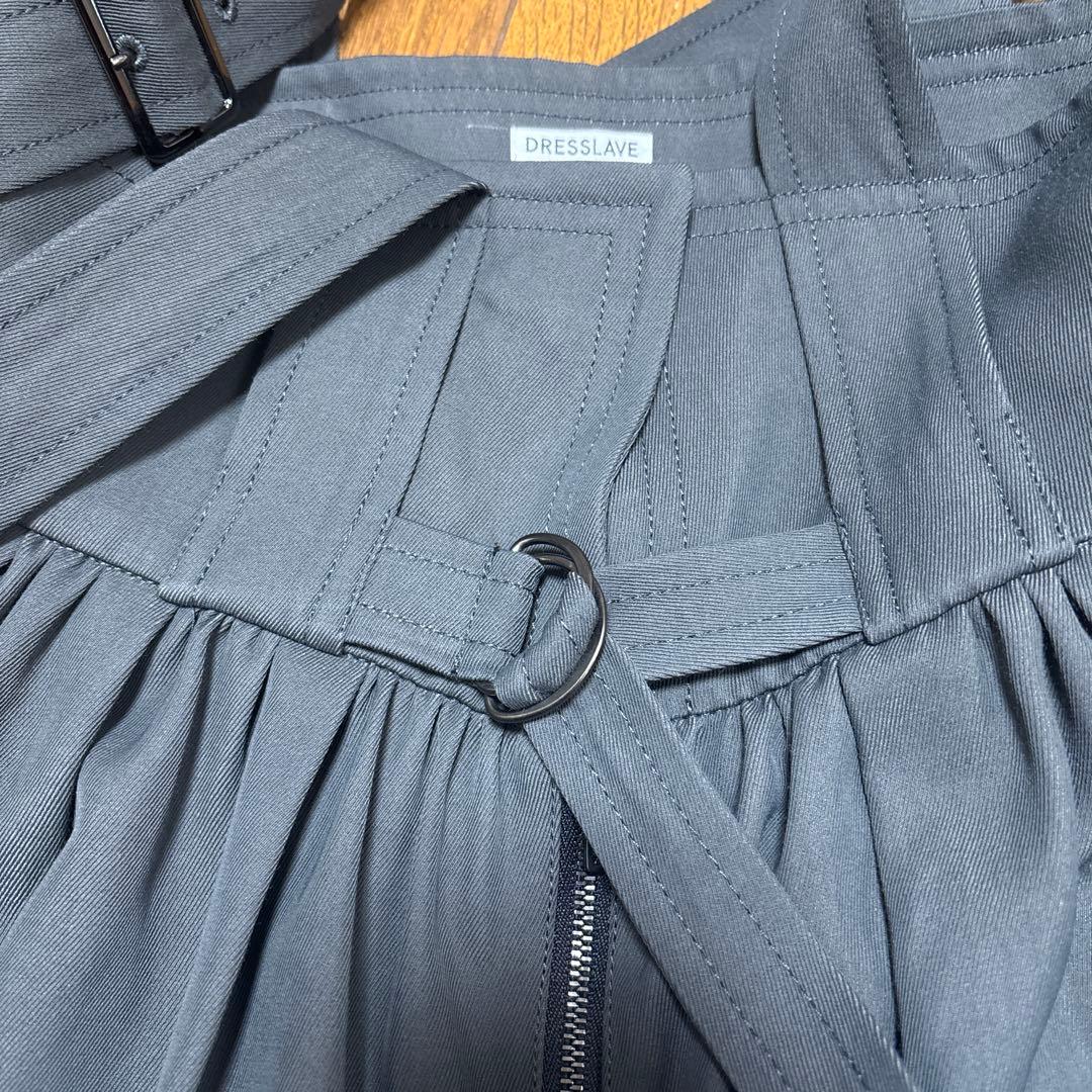 新品　DRESSLAVE ベルト付きジャンパースカート　38