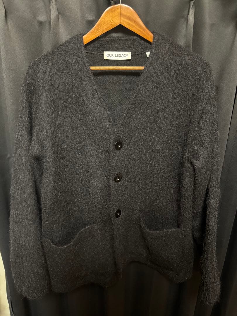 Our legacy モヘアカーディガンブラック　48