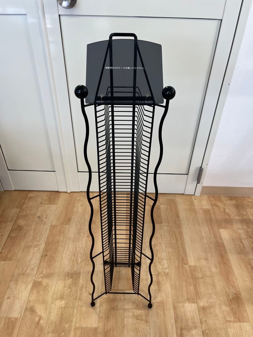 90's ポストモダン CDラック CDタワー ブラック ヴィンテージ