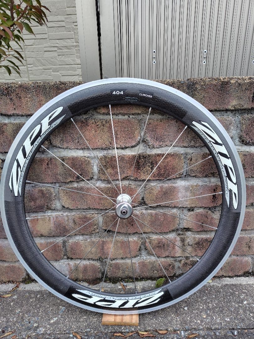 ZIPP 404 CLINCHER ホイールセット アルミリム　新品タイヤ付き