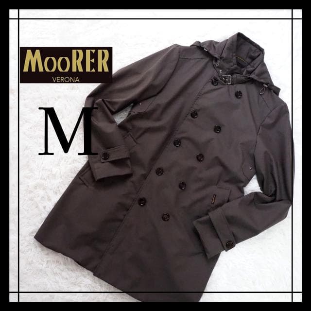 【最高級】ムーレー MORANDI ダブルブレスト スプリングコート