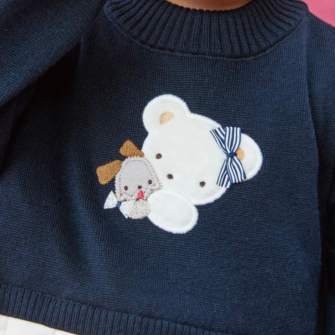 ファミリア　familiar ニットワンピース　美品　100cm