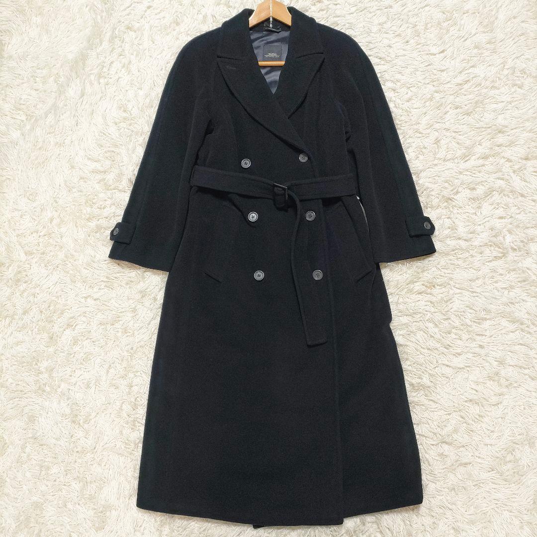 マックスマーラ　MaxMara　WEEKEND LINE　ベルテッドコート　黒