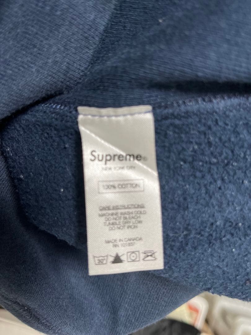 Supreme boxロゴ ネイビーM